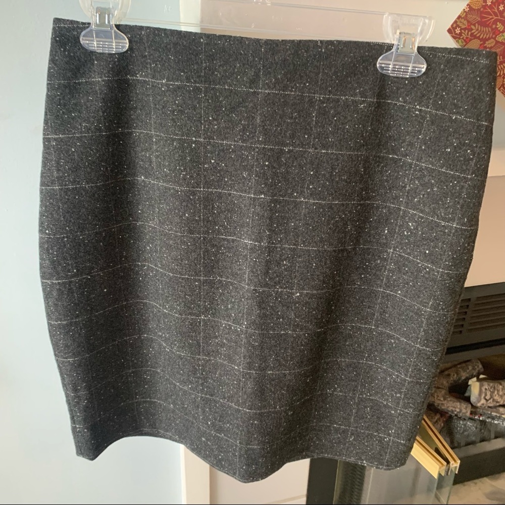 BR Grey Windowpane Wool Blend Mini Sz 4 NWT